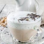 Latte de earl grey con lavanda