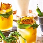 Piña asada con mezcal