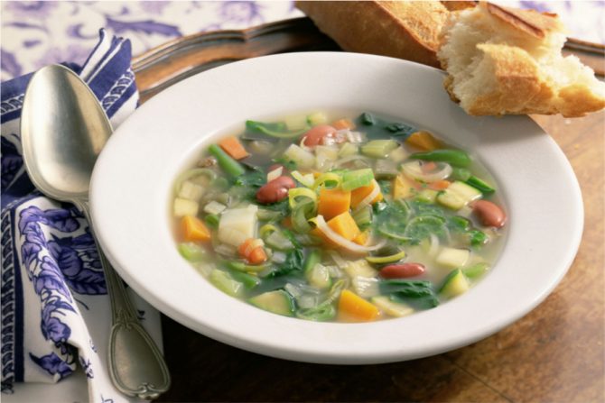 Receta de sopa detox
