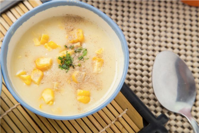 sopa de elote