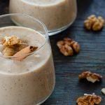 Atole de nuez con amaranto y cocoa