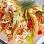 Receta cetogénica: tacos de omelette de salmón