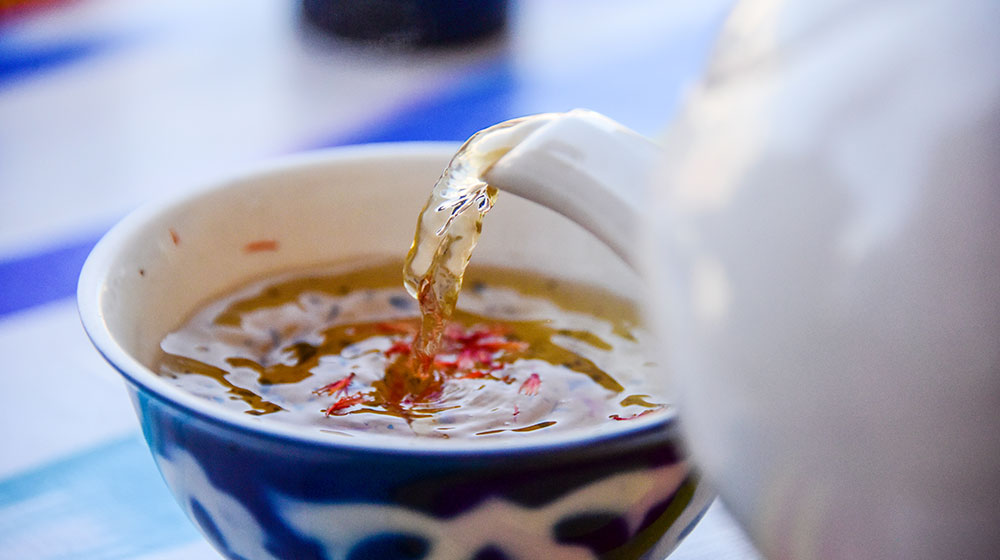 Té de azafrán