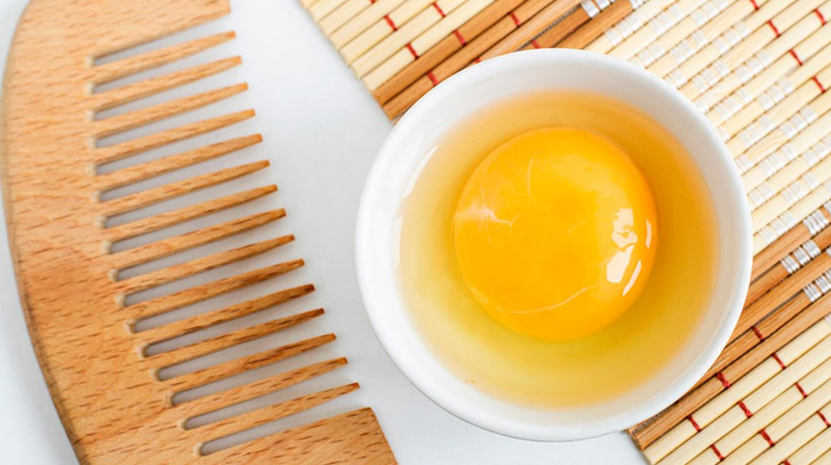 Mascarilla de huevo para el cabello