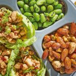 Tacos de lechuga con pollo