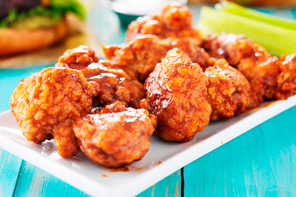 Recetas con pollo, recetas de pollo: Boneless de pollo con salsa de mango