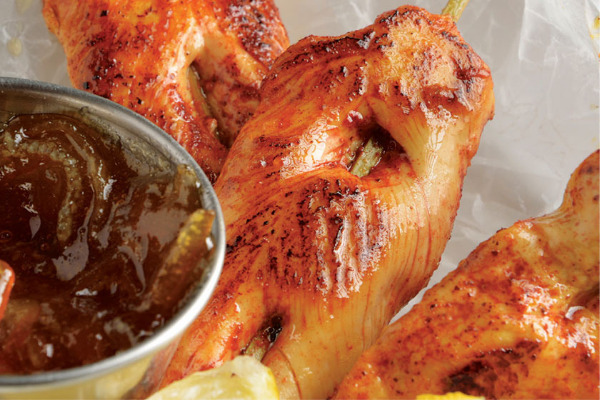 Recetas con pollo, recetas de pollo: Brochetas de pollo al pastor