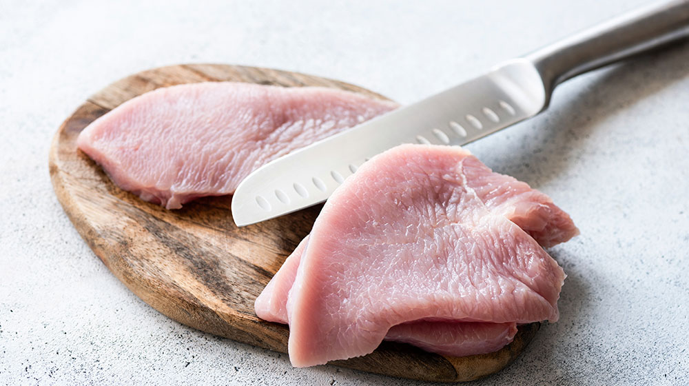 Filetes para milanesa de pollo