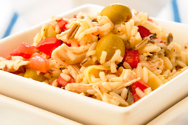 Recetas con pollo, recetas de pollo deshebrado con arroz