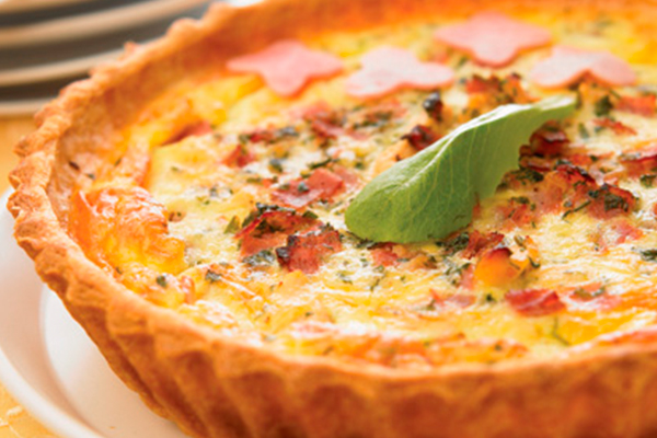 Recetas con pollo, recetas de pollo: quiche de jamón y pollo a la cremaRecetas con pollo, recetas de pollo: quiche de jamón y pollo a la crema