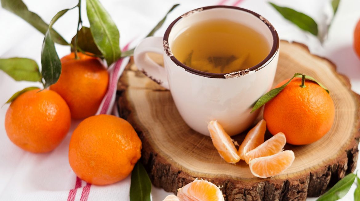 Infusión de cáscara de mandarina para dormir sin interrupciones Infusión de cáscara de mandarina para dormir sin interrupciones