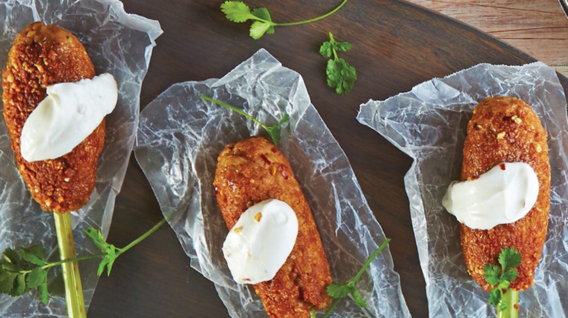 Kebab de carne molida