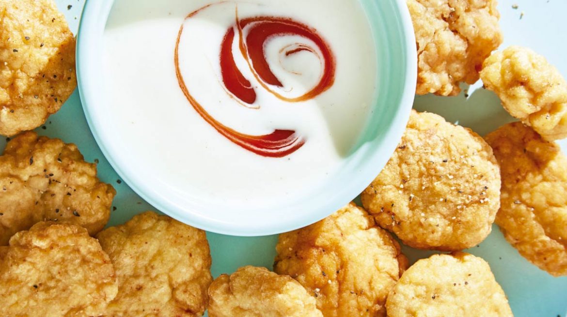 Nuggets de pollo con dip