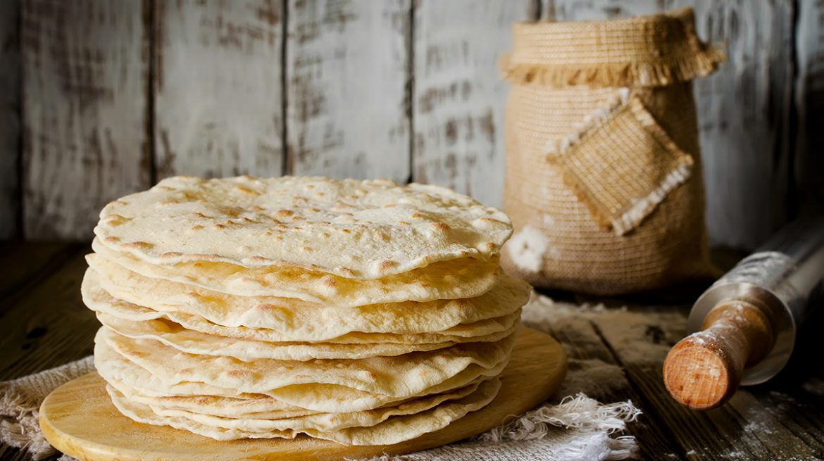 Tortillas de harina de trigo
