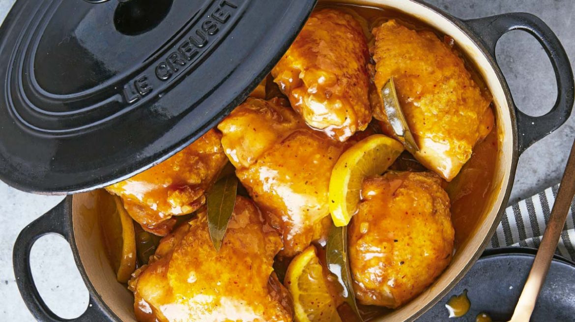 Muslos de pollo con limón