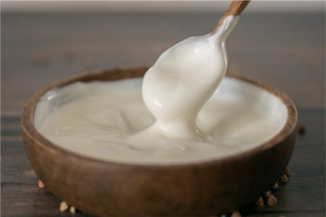 Yogurt griego para la piel