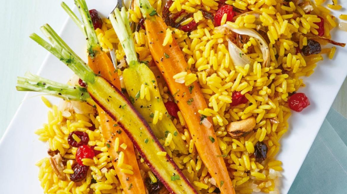 Arroz amarillo con cúrcuma