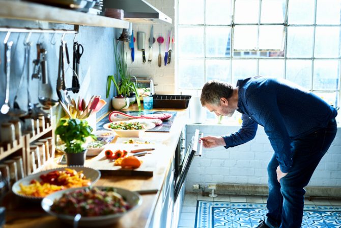 medidas para cocinar en horno