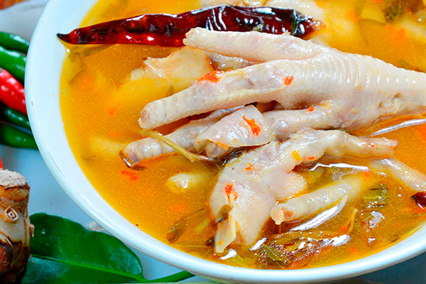 patitas de pollo