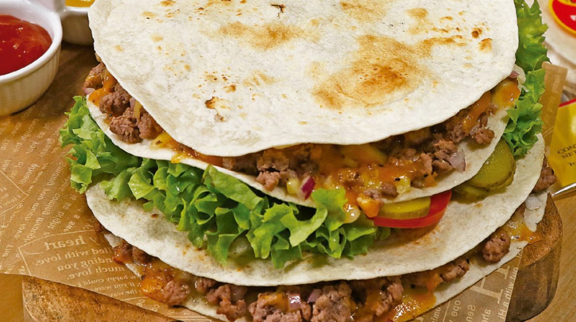 Quesadilla hamburguesa