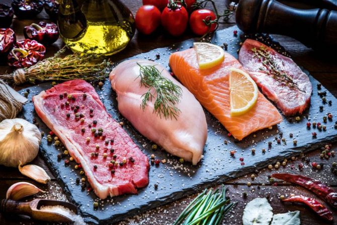 Carnes ricas en proteína y ácido hialurónico