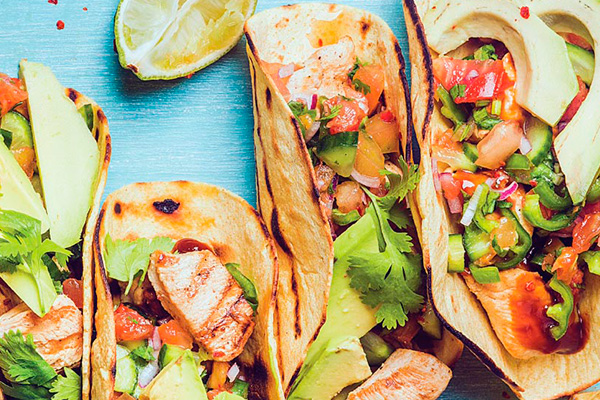Recetas de pollo, recetas con pollo: tacos de pollo con sabor tradicional.