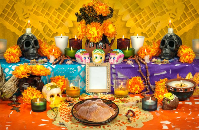 ofrenda de día de muertos