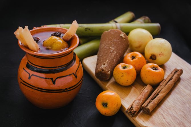 ponche navideño calorías