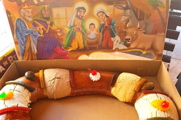 Frutas de la rosca de Reyes