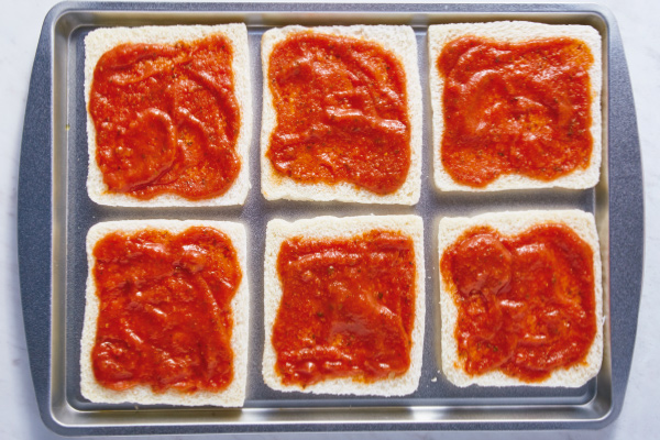 Paso 1 mini pizzas