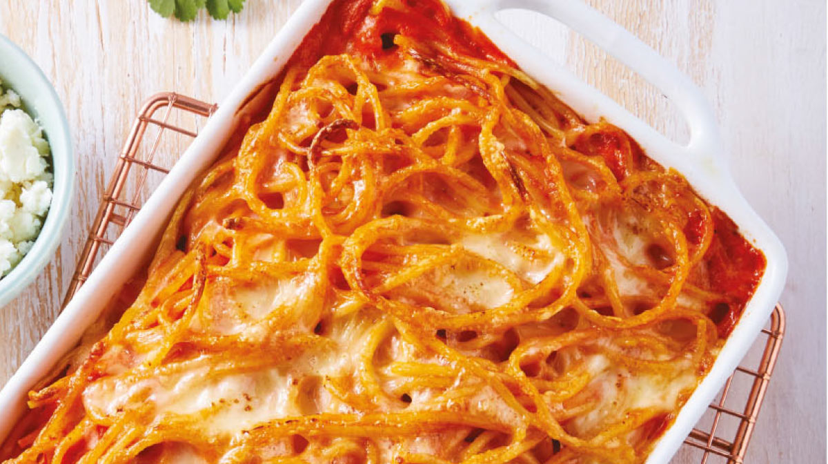 Espagueti con jitomate receta rápida para la hora de la comida