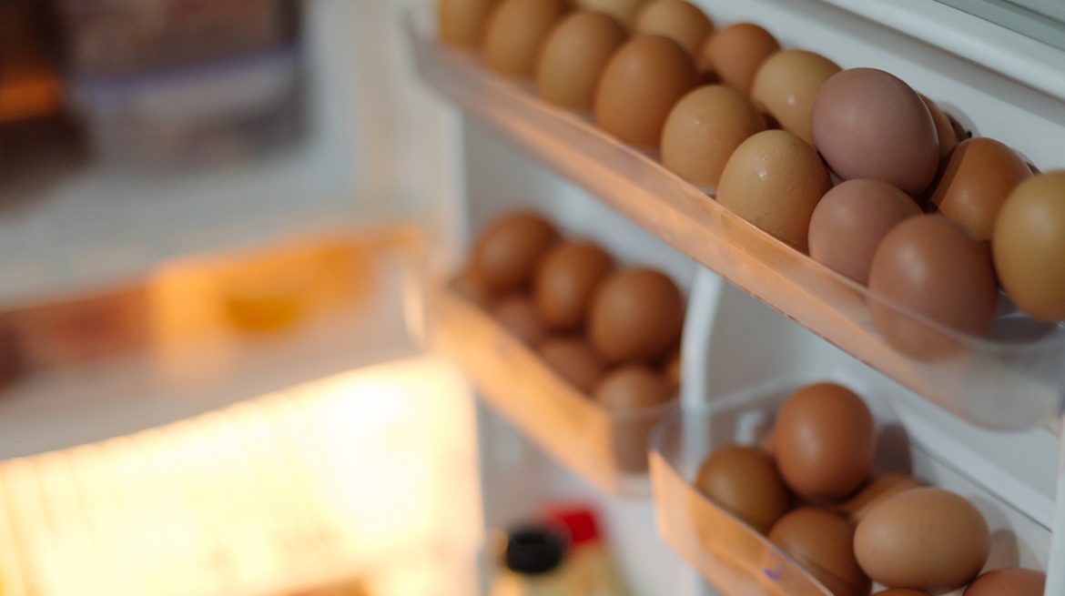 Los huevos se refrigeran