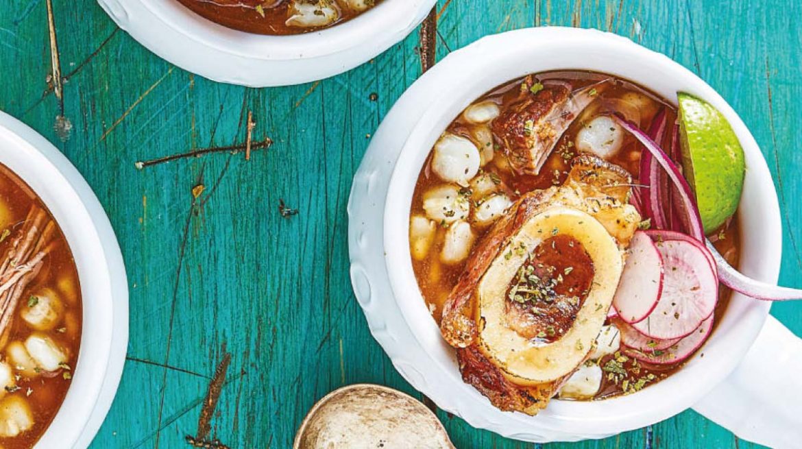Receta de pozole de tuétano