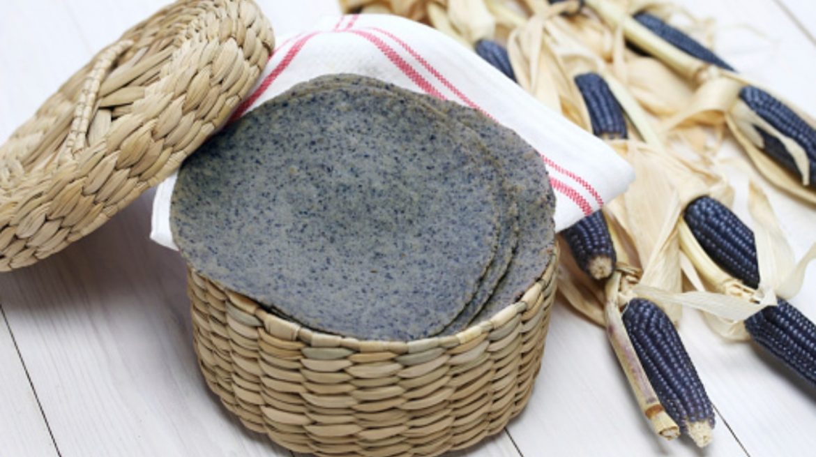 Tortillas azules