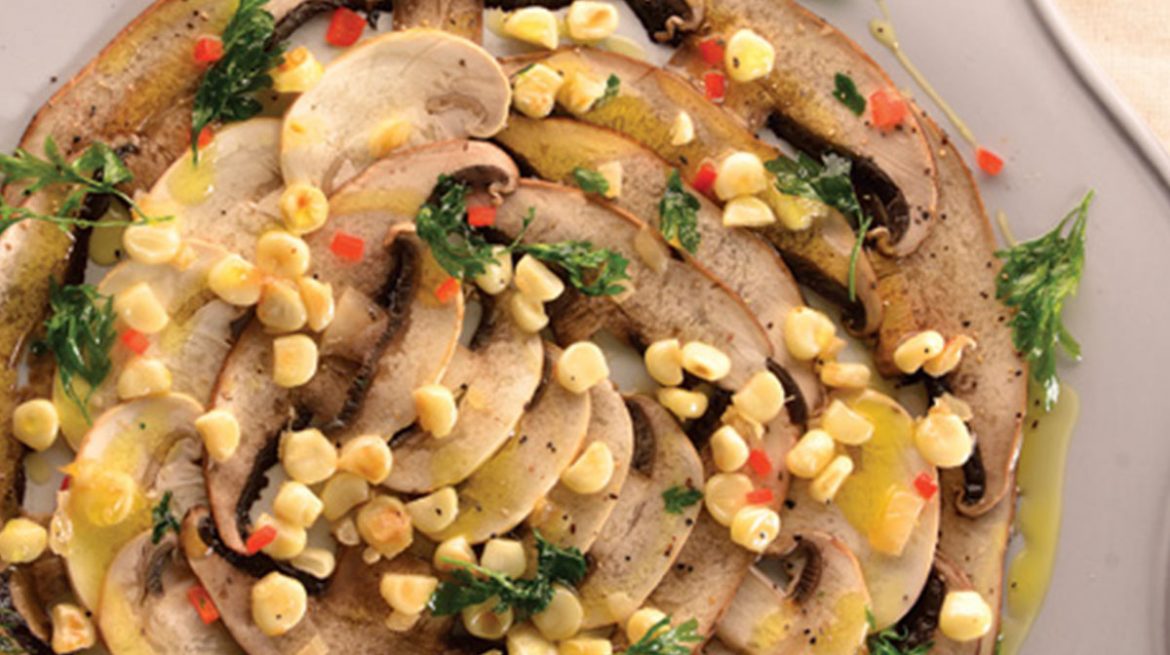 Carpaccio de champiñones