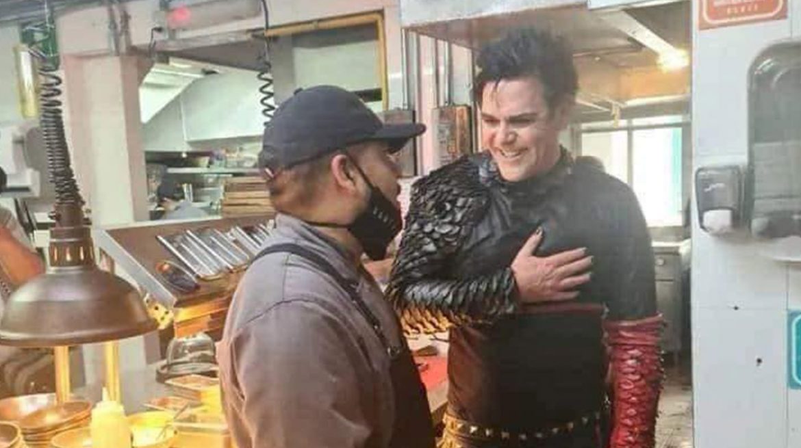Richard Kruspe de Rammstein en taquería