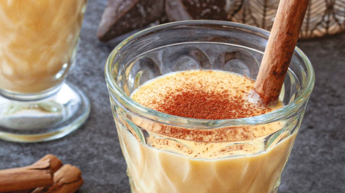eggnog navideño tradicional