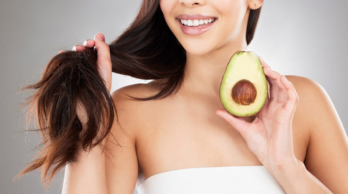 Mascarilla de aguacate para puntas abiertas