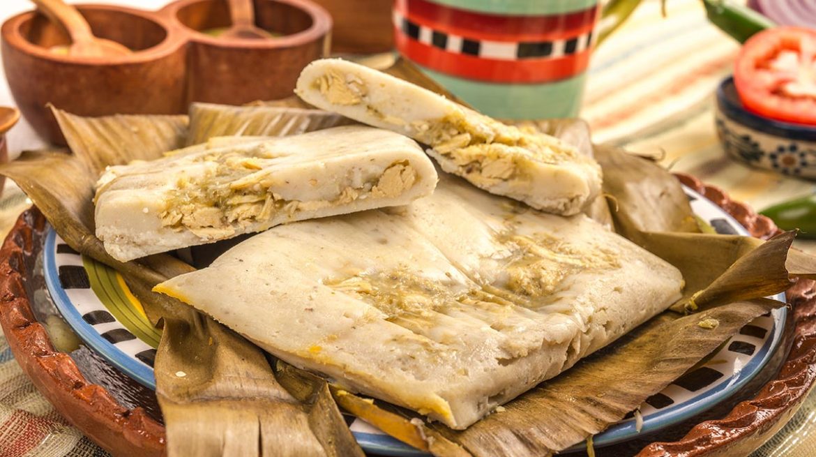 Tamal oaxaqueño verde